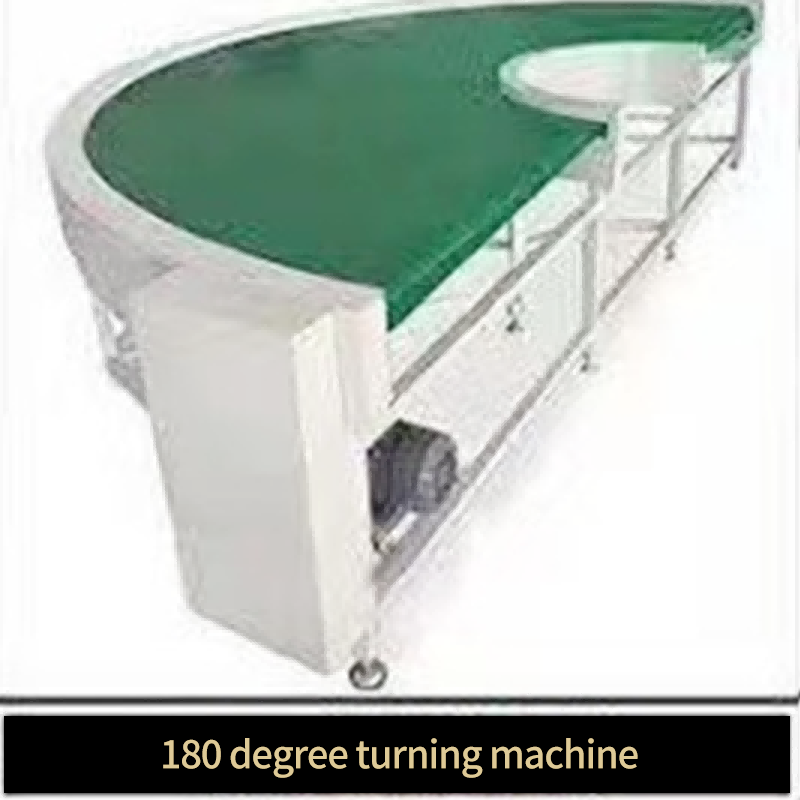 180 Degree Corner Conveyor Belt Machine